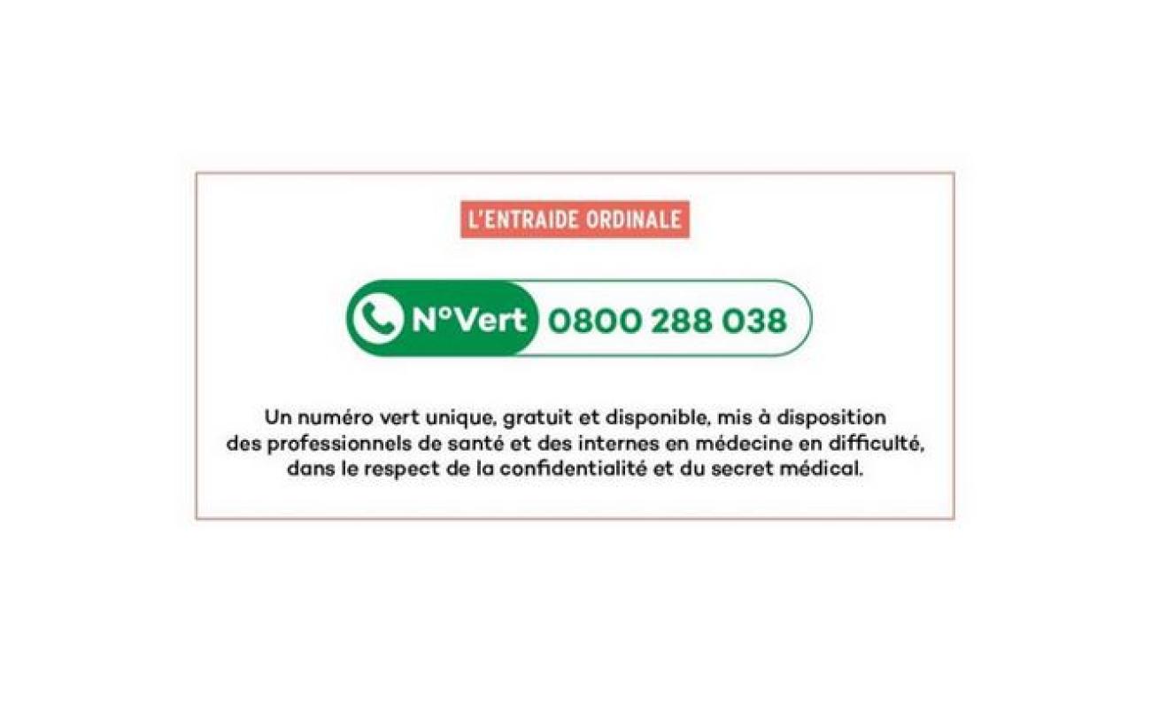 numéro vert entraide Ordinale